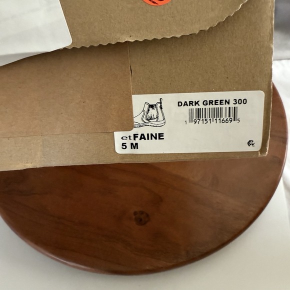 Earth Faine Slip On Flat Round Toe Tan Leather Ankle Boot Women's Size 5 - Picture 12 of 13